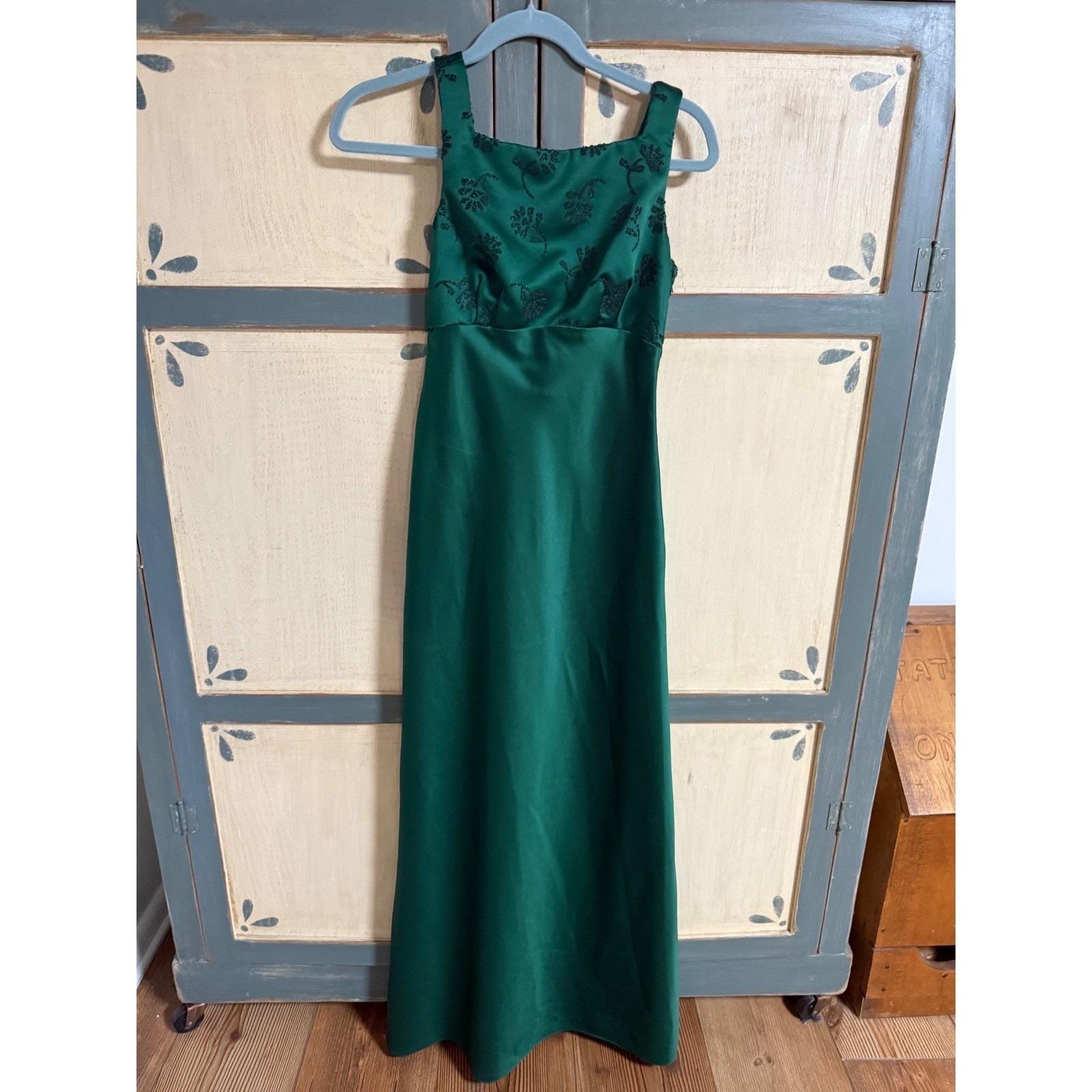 Emerald Green Vintage Prom Dress - Etsy