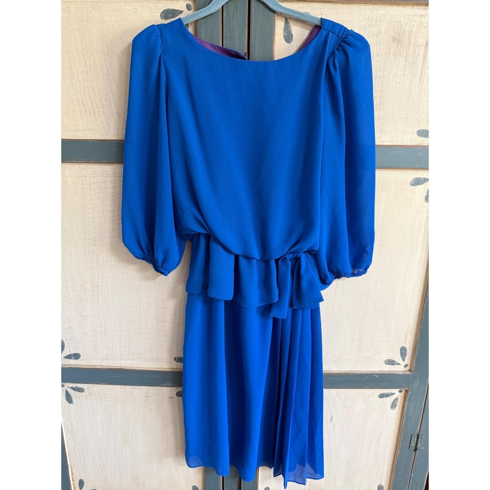 midi blue satin dress Two-Tone Royal Peplum Maxi Dress – Kabayare