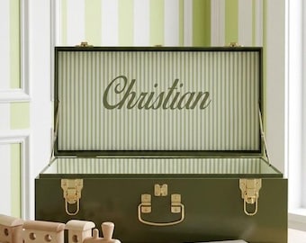 Personalized Keepsake Toy Chest for Boy