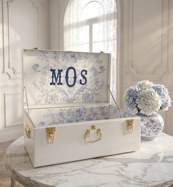 A handcrafted luxury wooden chest built to store a bride's most precious wedding keepsakes — the kind of heirloom piece that gets passed down, not thrown out.