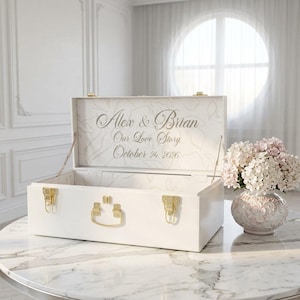 Personalized Wedding Promise – Custom Elegant Bride Trunk