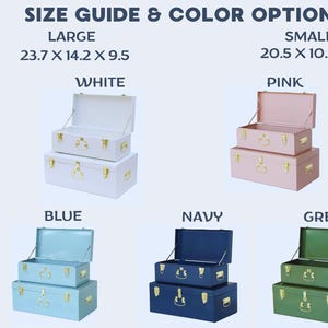 Personalized Wedding Storage Trunk for Bridal Accessories