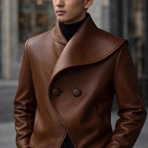 Versace leather coat - Etsy 日本