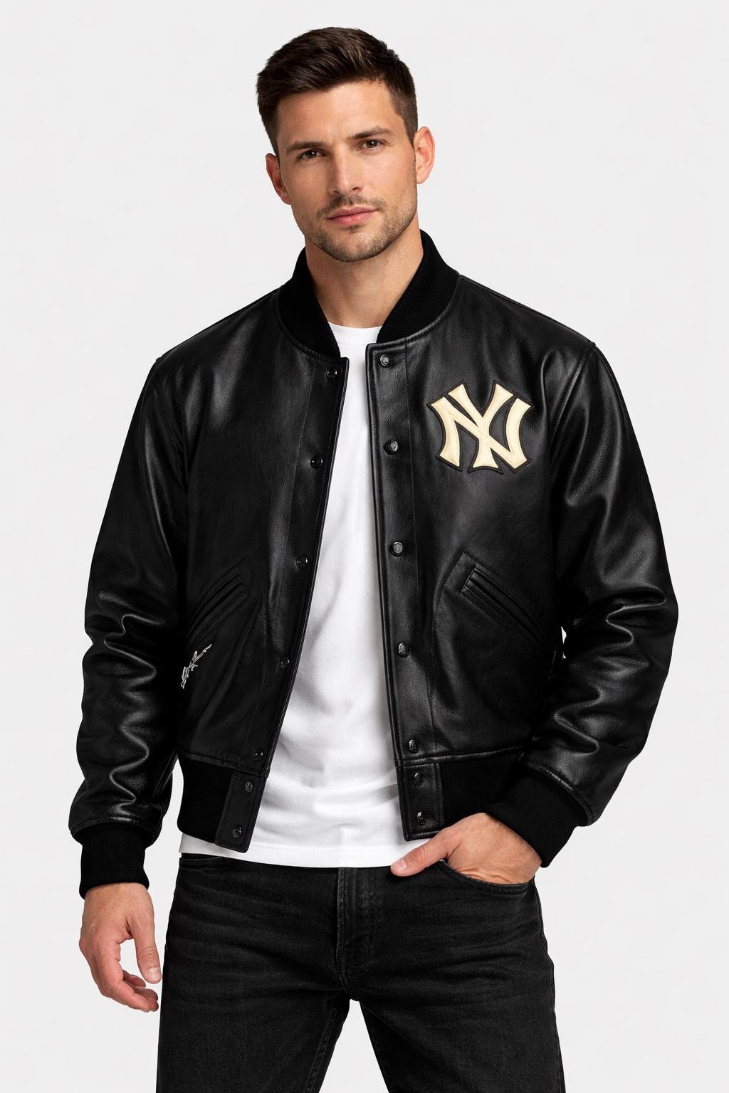 Ralph Lauren Leather Jacket - Etsy