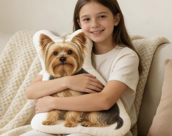 Custom Pet Pillow, Personalized Dog Cat Memorial Gift