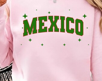 Mexico Varsity SVG, Mexican Pride Shirt Design, Soccer PNG (Digital Download)