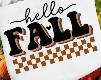 Hello Fall Highland Cow Welcome Sign SVG, Autumn Round Door Hanger (Digital Download)