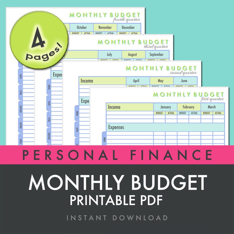 50 OFF Personal Finance Organizer Printables Complete Kit Etsy
