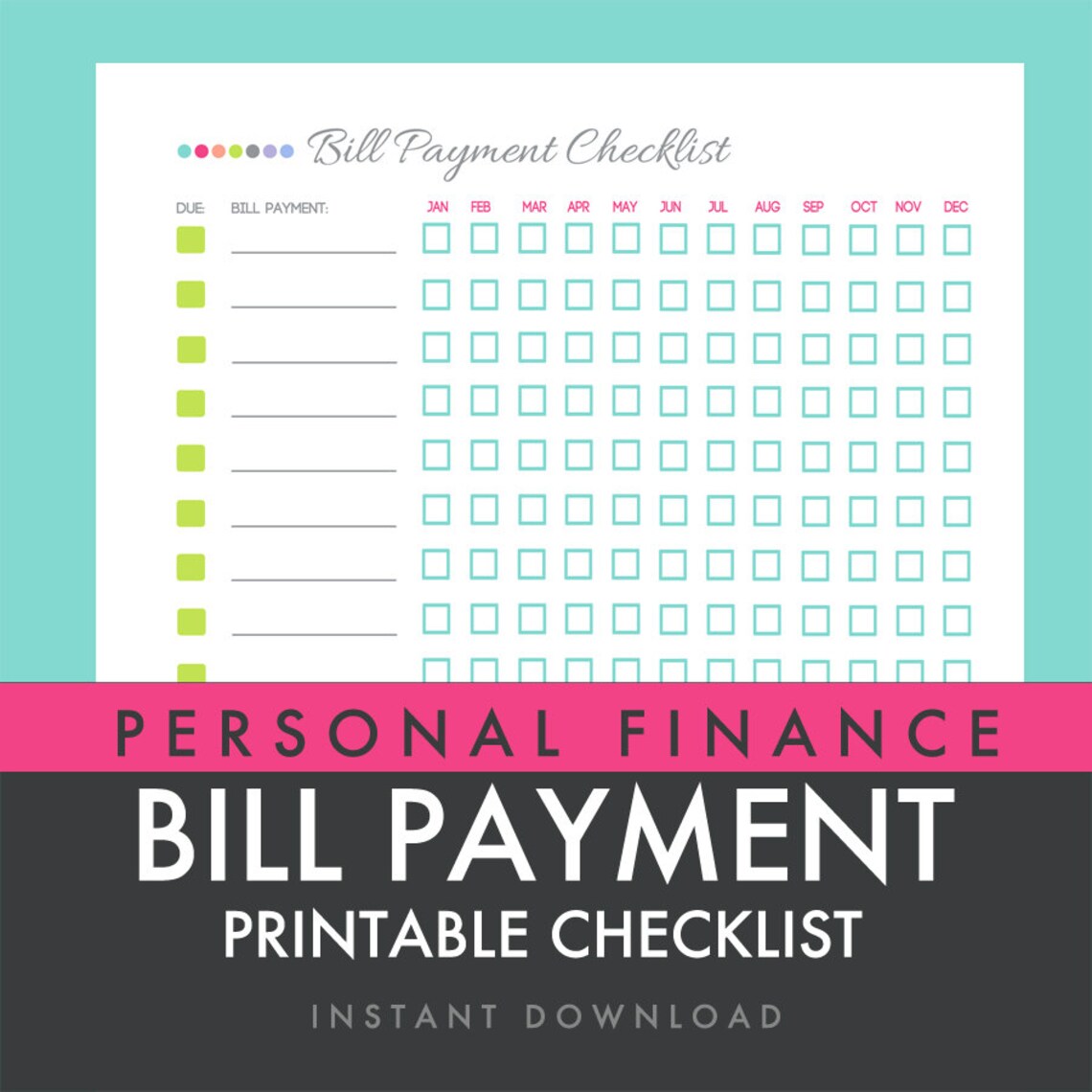 50 OFF Personal Finance Organizer Printables Complete Kit Etsy