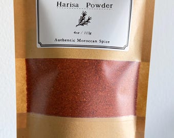 Harissa Powder - Moroccan Spicy Chili Blend - 4oz (113g)