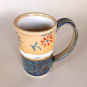 8oz Ceramic Mug Large Handle - Etsy