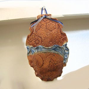 Ovale Wandtasche oder Sconce
