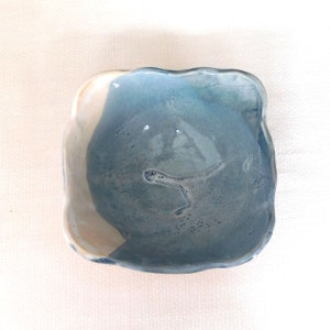 Hand-built Bowl, Single Serving Size in Blues and Terracotta image 6