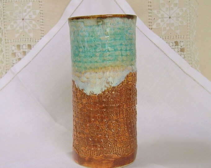 Handbuilt Stoneware Pottery Juice Glass 6 Oz Bar Ware Etsy