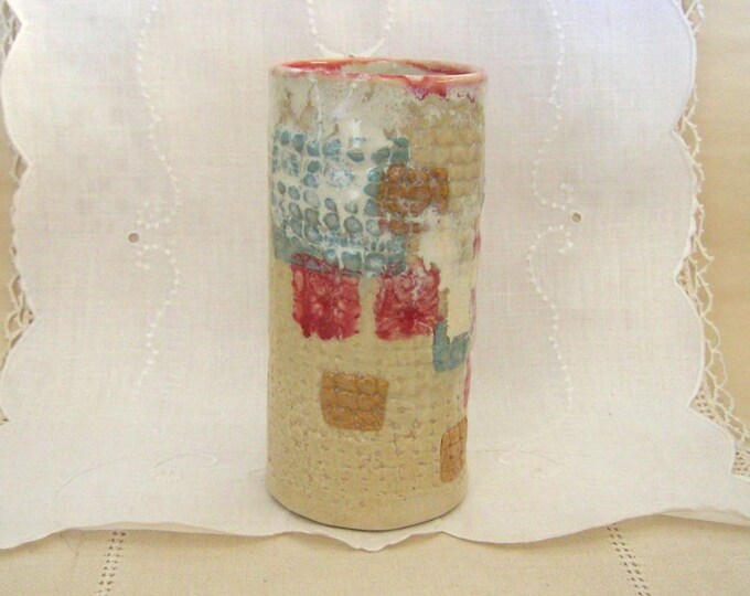 Handbuilt Stoneware Pottery Juice Glass 6 Oz Bar Ware Etsy