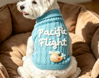 Personalized Dog Name Sweater, Small Dog Clothes, Custom Puppy Jumper with Name, Cute Outfits for Dogs, Dog Lovers Gift, Dog Birthday Gift