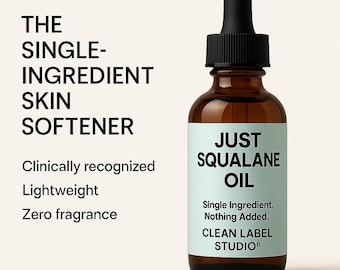 JUST SQUALANE™ – Lightweight Face & Body Oil for Any Skin | Sugarcane-Derived |