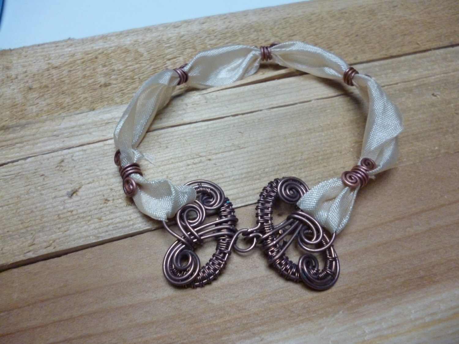 Butterfy Clasp Tutorial With Beautiful Wire Weave Detail Etsy UK