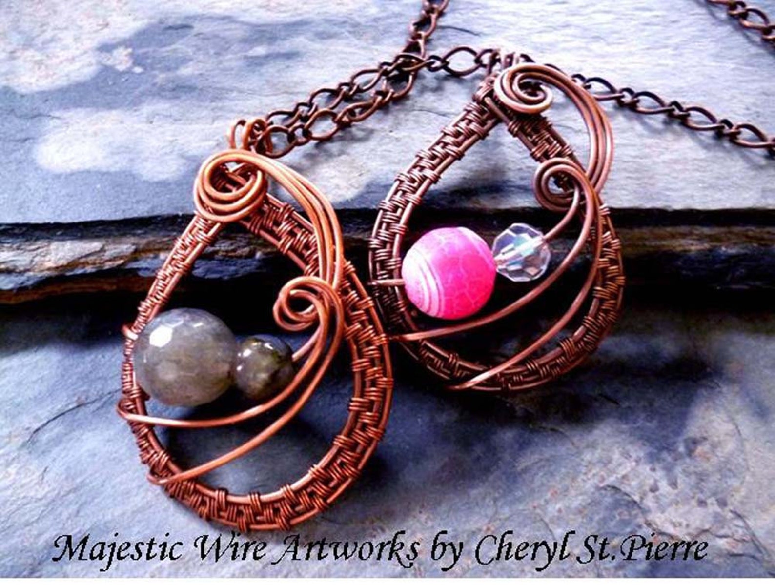 Weave Drop Pendant Tutorial Etsy