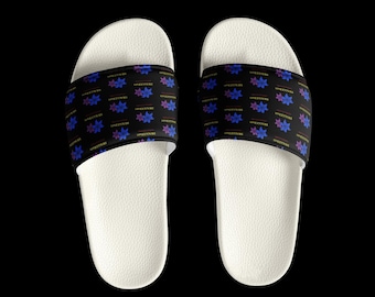 Men's Leather Slides, Summer Sandals, Urban Street Style Footwear