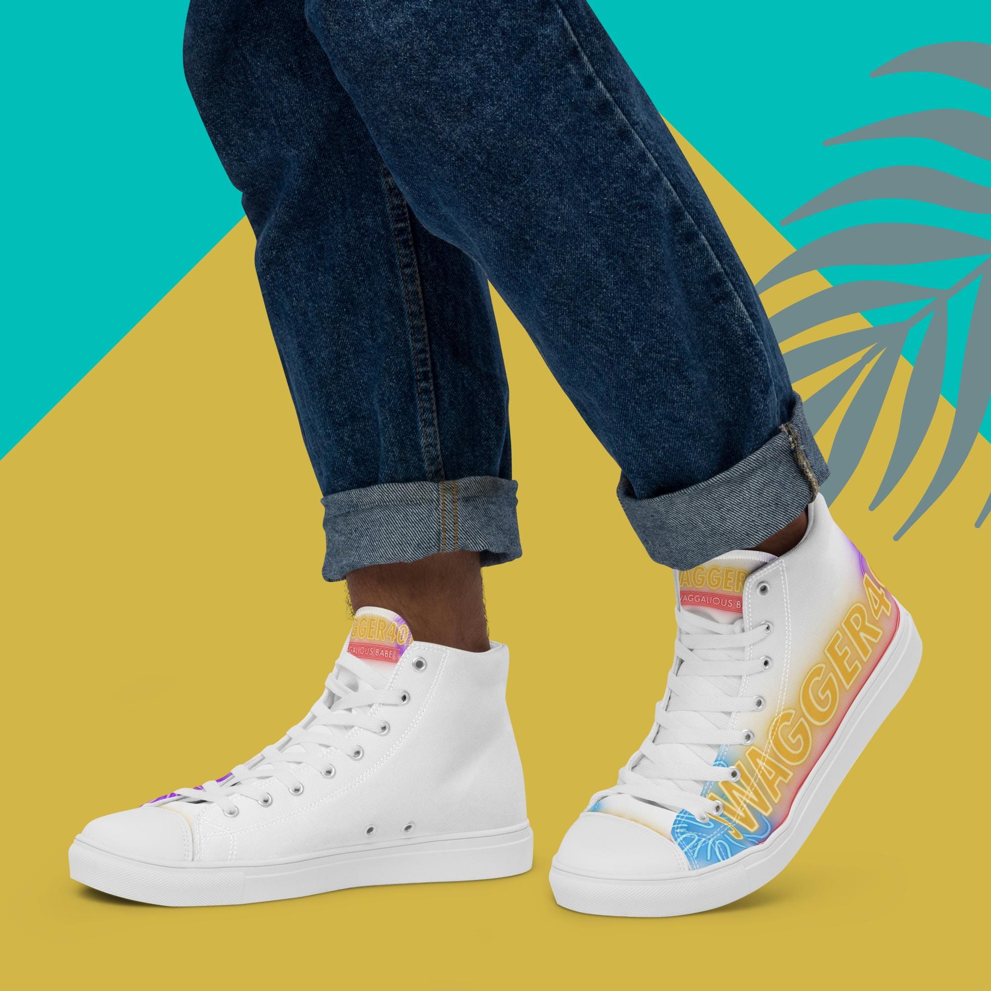 Zapatillas altas de lona para hombre / Zapatillas clásicas de estilo casual urbano