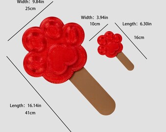 Zootopia Nick Wilde Pawpsicle Prop 3D Printed Translucent Red Paw