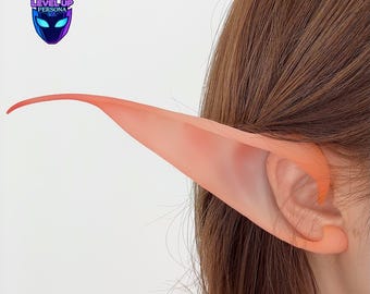 Elf Ears Silicone Fairy Ears Cosplay Prop Fantasy Pixie Ears Costume Accessory LARP Halloween Costume Elf Cosplay Accessory for Adults Kids