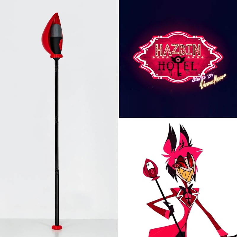 Hazbin Hotel Alastors Staff - Etsy UK