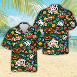 poker themed dress shirts for sale Poker Themed Dress Shirts