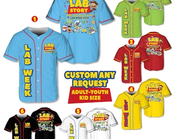 Personalized Lab Week Baseball Jersey Lab Week 2026 Jersey Custom Name To Infinity and Beyond Medical Lab Tech Jersey For Lab Tech Team