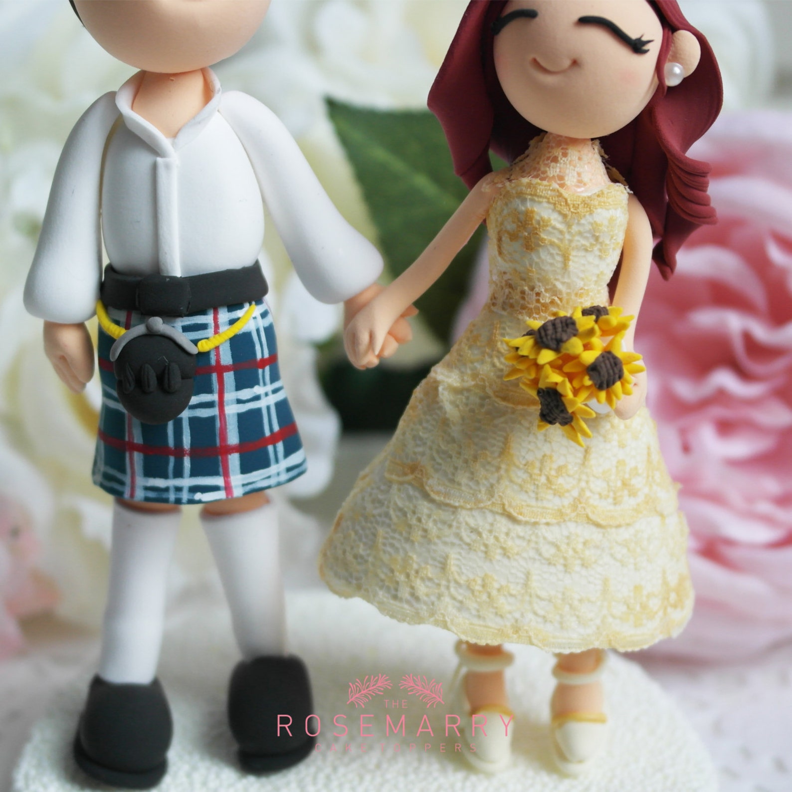Custom Cake TopperIrish traditional wedding Etsy