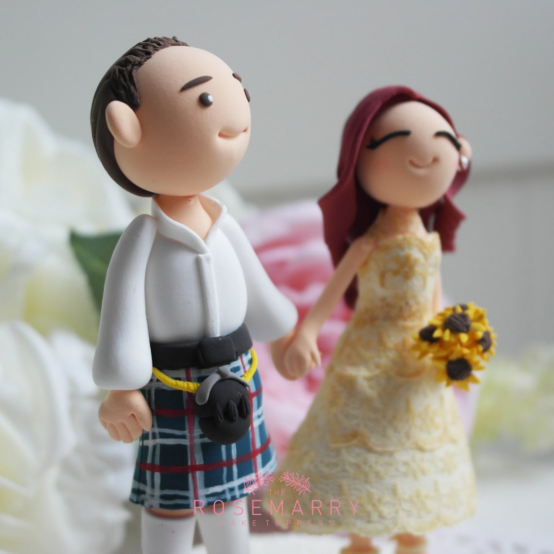 Custom Cake TopperIrish traditional wedding Etsy