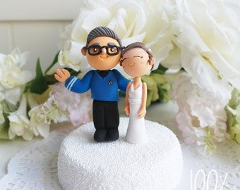 Custom Cake Topper- Star trek theme