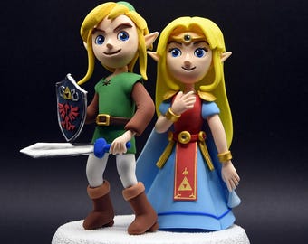 Custom Cake Topper - Fantasy Kriegerin und Prinzessin Inspiriert von Adventure Games