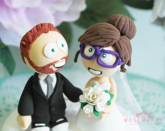 Custom Wedding Cake Topper - South Park Theme