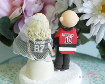 Custom Cake Topper- Big Hockey Fans