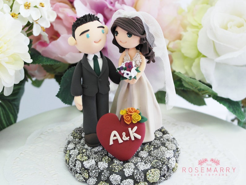 Custom Cake Topper Pebbles image 1