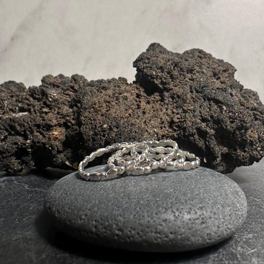 Sand Stacking Rings - Etsy