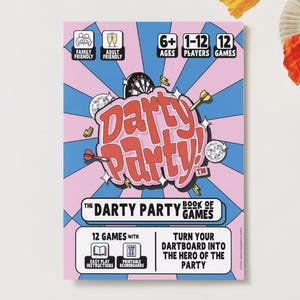 Darty Party: Guía de juegos de dardos / 12 juegos de dardos fáciles de jugar + marcadores explicativos
