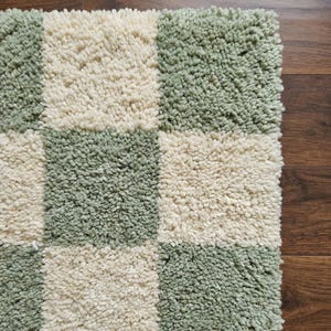 Living room decor area rug
Neutral wool floor carpet
Modern plush rug for home