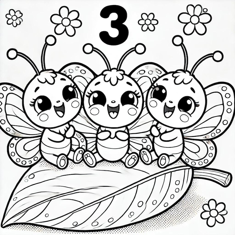 Flutterbys Colouring Pages • 70 Printable Butterfly Sheets (digital ...