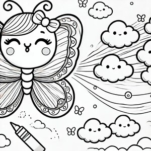 Flutterbys Colouring Pages • 70 Printable Butterfly Sheets (digital ...
