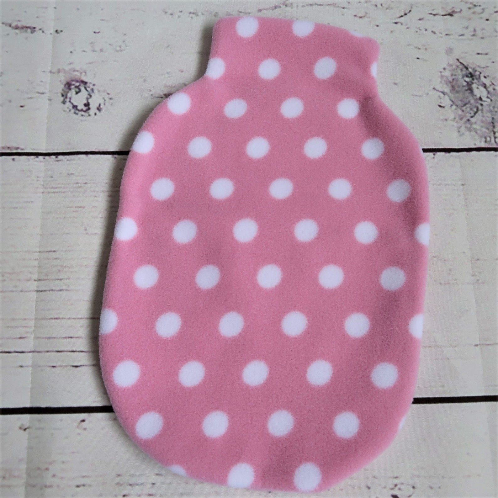 Fleece Hot Water Bottle Cover Pale Blue or Pale Pink With Etsy UK