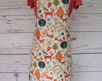 Matt Oilcloth Apron, Waterproof Apron