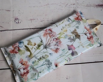Mattes Wachstuch Garten Knieschoner mit Blumen Muster