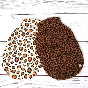 Polar Fleece Hot Water Bottle Cover - Tiger Prints