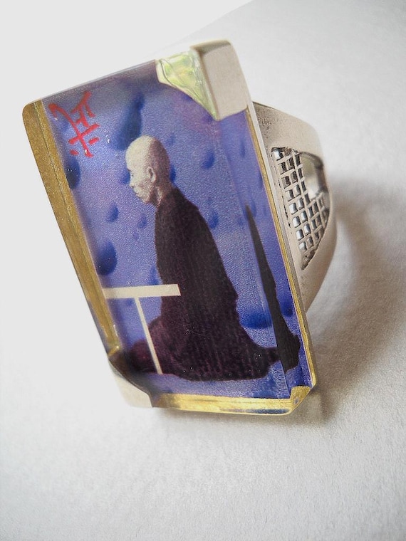 Moment Of Inner Peace Ring.Silver Art.
