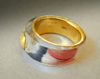 One under GOLD RING