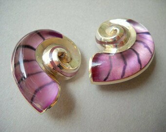 Spiral Earrings.Silver Art.