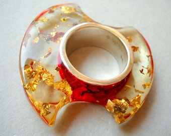 Royal Red   RING.Silver Art.